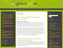 Tablet Screenshot of globalirish.ie